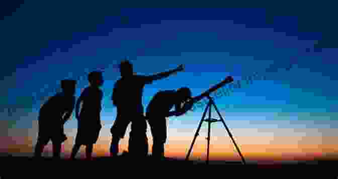 A Group Of Students Gathered Around A Telescope, Observing The Night Sky And Sharing The Excitement Of Discovery. Stars And Meteors To The Night Sky Science Technology Teaching Edition