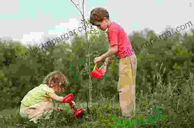 A Photo Of Children Planting Trees. Mother Earth Needs A Band Aid Facts About Global Warming Nature For Kids Children S Nature