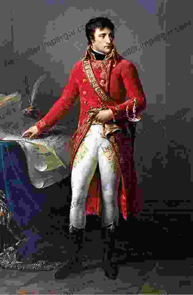 A Portrait Of Napoleon Bonaparte, Wearing A Military Uniform And Holding A Sword. The Court And Camp Of Buonaparte