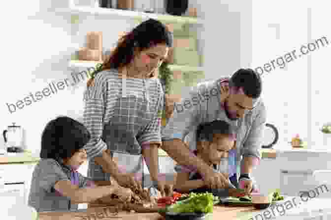 A Smiling Family Enjoying A Vegan Meal. Give A Sh*t: Do Good Live Better Save The Planet