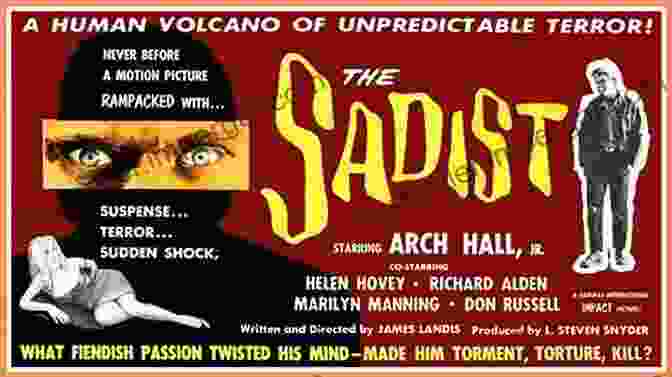 A Vintage Poster For The Forgotten Exploitation Film 'The Sadist' (1963),Featuring A Sinister Figure Wielding A Knife. Grindhouse Purgatory Issue 10 Pete Chiarella