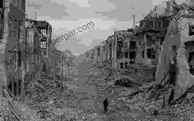 A Young Woman Holding A Child, Surrounded By The Ruins Of A City During World War II Armoured Warfare In The Arab Israeli Conflicts: Rare Photographs From Wartime Archives (Images Of War)