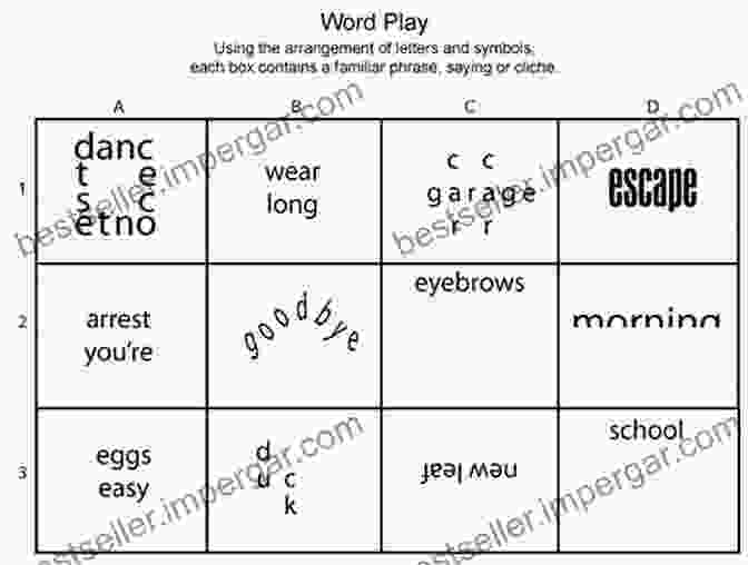 An Enigmatic Verbal Puzzle That Will Test Your Vocabulary, Spelling, And Wordplay Abilities Brain Memory Exercise For All: A Collection Of Puzzles Designed To Exercise Your Brain