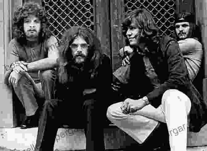 Black And White Photo Of Jeff Lynne, Roy Wood, Bev Bevan, And Richard Tandy Performing Jeff Lynne: Electric Light Orchestra Before And After