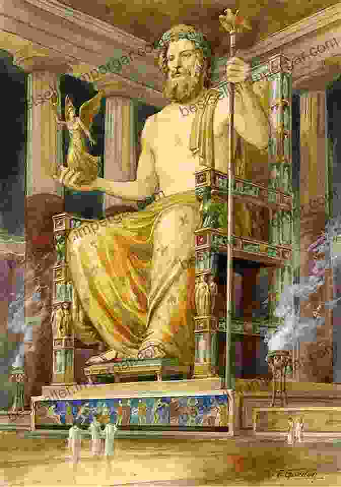 Colossal Statue Of Zeus At Olympia, Greece The Story Of The Greeks (Illustrated)