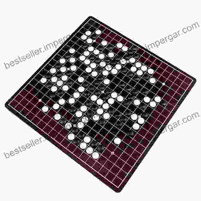 Go Board With Black And White Stones Game Of Go: The National Game Of Japan