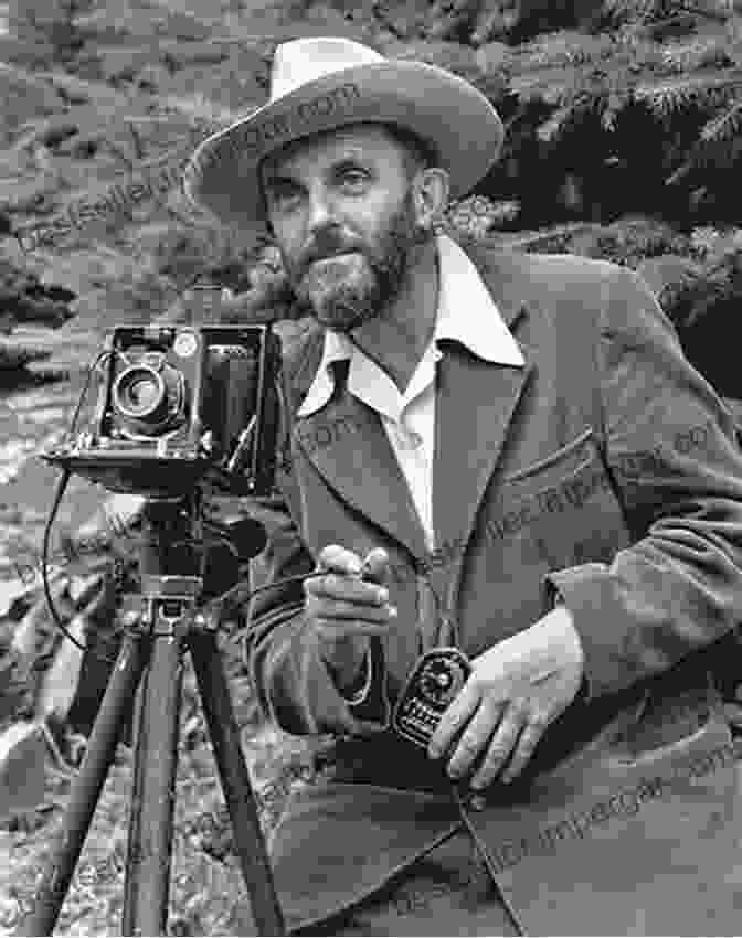 Portrait Of Ansel Adams, The Legendary Photographer Known For His Iconic Landscape Images The Camera Ansel Adams