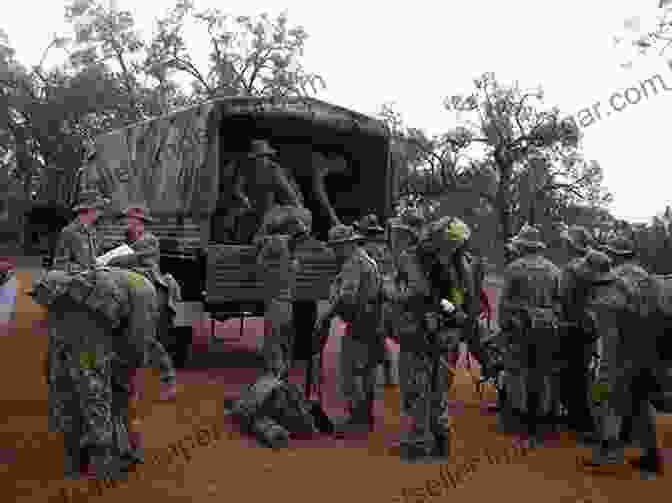 Soldiers In Camouflage Uniforms In A Bivouac Camp Military Life In Bivouac Camp Garrison Barracks C