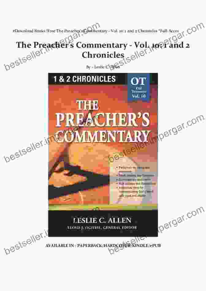 The Preacher Commentary Vol 10 And Chronicles Book Cover The Preacher S Commentary Vol 10: 1 And 2 Chronicles