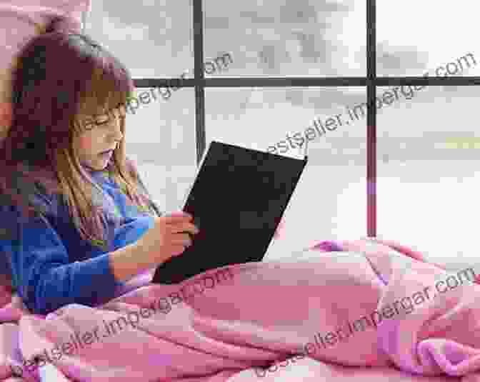 Young Girl Sitting On A Window Seat, Reading A Book, Lost In Her Own World Pre Pubescent Innocence (Granddaughters 2) Annemarie Hobble